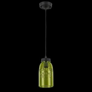 Lampa wisząca LIGHT PRESTIGE Vasto LP-42086_1P, zielona, 40W, 143x12x12 cm