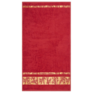 Ręcznik Bamboo Gold czerwony, 50 x 90 cm