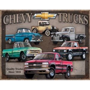 Metalowa tabliczka Chevy Trucks Tribute, (40 x 31,5 cm)