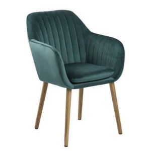 Zielone pikowane krzesło - Tristo 4X