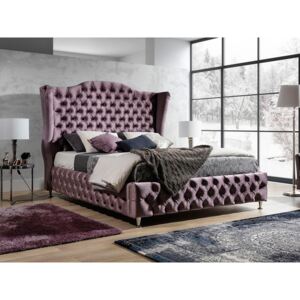 Łóżko tapicerowane BARON 160x200 Chesterfield, Glamour