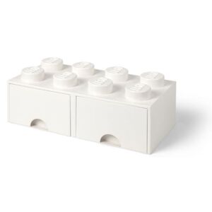 Pojemnik z szufladami LEGO 8 biały ROOM COPENHAGEN