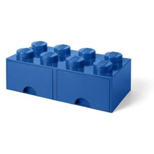 Pojemnik z szufladami LEGO 8 niebieski ROOM COPENHAGEN