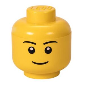 Okrągły pojemnik LEGO żółty ROOM COPENHAGEN