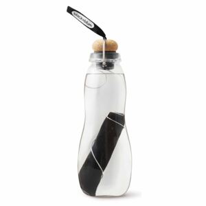 Butelka filtrująca wodę EAU GOOD w pokrowcu (czarna) Black+Blum