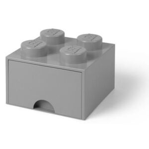 Pojemnik z szufladką LEGO 4 szary ROOM COPENHAGEN