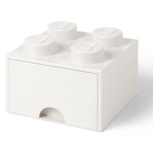 Pojemnik z szufladką LEGO 4 biały ROOM COPENHAGEN