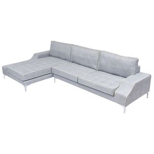 Nowoczesna jasna sofa Alvena 2F - kremowy szary