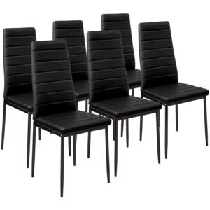 6 krzeseł do jadalni czarny