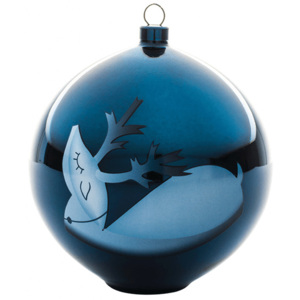 Bombka na choinkę A di Alessi Blue Christmas renifer