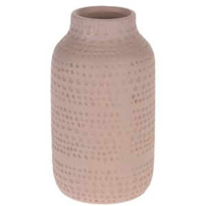 Wazon ceramiczny Koopman „Asuan” różowy; 19 cm