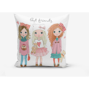 Poszewka na poduszkę z domieszką bawełny Minimalist Cushion Covers Best Friends, 45x45 cm