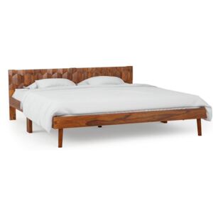 Rama łóżka z litego drewna sheesham, 180 cm