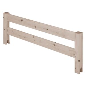 Brązowa barierka z drewna sosnowego do łóżka Flexa Classic, dł. 116 cm