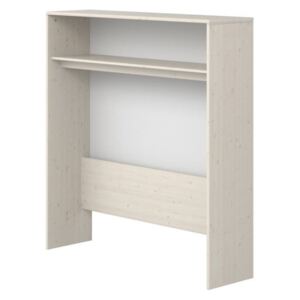 Biała szafka dziecięca z drewna sosnowego Flexa Classic, wys. 135,5 cm