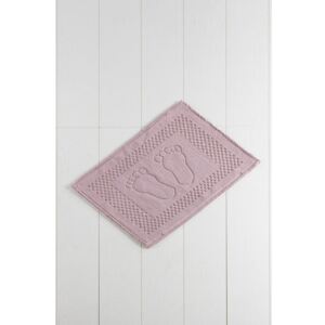 Różowy dywanik łazienkowy Carrisma Mento, 70x50 cm