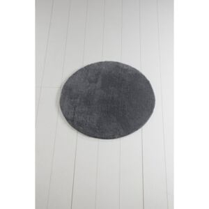 Antracytowy dywanik łazienkowy Colors of Cap, ⌀ 90 cm