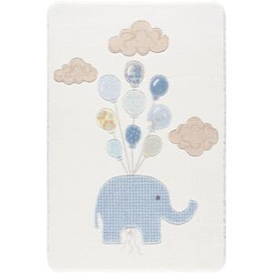 Biały dywan dziecięcy Confetti Sweet Elephant, 133x190 cm