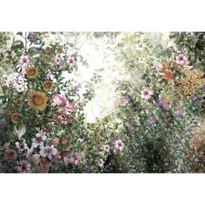 Vintage Floral Painting Fototapeta, Tapeta, (254 x 184 cm)