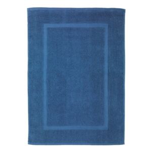 Niebieski bawełniany dywanik łazienkowy Wenko Slate, 50x70 cm
