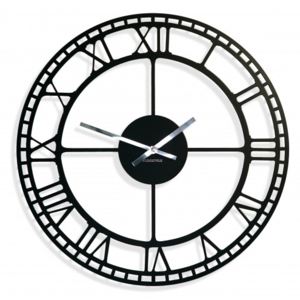 Duży metalowy zegar ścienny retro vintage 50cm