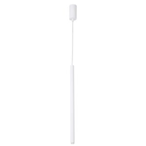 Biała lampa wisząca Togi w minimalistycznym stylu