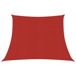 Żagiel przeciwsłoneczny, 160 g/m², czerwony, 4/5x4 m, HDPE