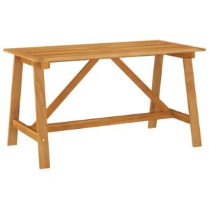 Stół jadalniany do ogrodu, 140x70x73,5 cm, lite drewno akacjowe
