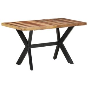 Stół jadalniany, 140x70x75 cm, drewno stylizowane na sheesham