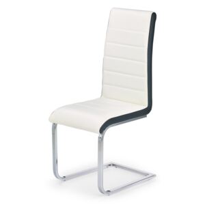 SELSEY Krzesło Sampa biało - czarne