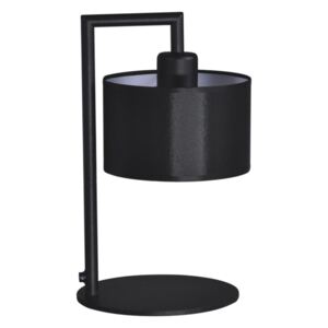 Lampa stołowa KAJA OŚWIETLENIE Simone Black, E27, czarna, 36x21 cm