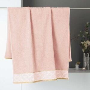 Ręcznik kąpielowy GOLDY, 90 x 150 cm, różowy