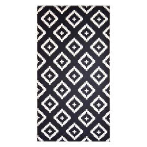 Czarno-biały dywan Vitaus Geo Winston, 80x150 cm