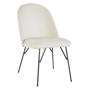 Kubełkowe krzesło tapicerowane do jadalni Julia Spider