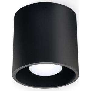 Sollux Lampa Plafon ORBIS 1 czarny SL.0016