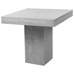 Stół ogrodowy, szary, 80x80x75 cm, betonowy