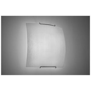 SOLLUX Lampa Sufitowa Białe Szkło Plafon PANO Kwadrat E27