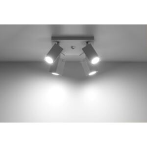 SOLLUX Nowoczesna Lampa Sufitowa Spot Plafon MERIDA 4 biały LED!