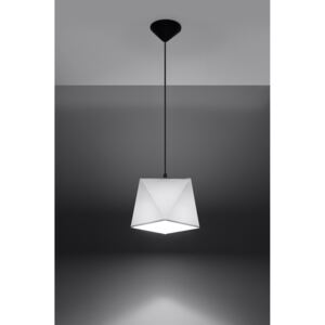 SOLLUX Designerskie Oświetlenie Do Domu Lampa Wisząca DIAMENT 1 biały