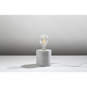 SOLLUX Oryginalna Lampa biurkowa SALGADO Beton Kolor Szary Nowoczesny Styl Loft Lampa na Stolik Widoczna Żarówka E27 Oświetlenie LED