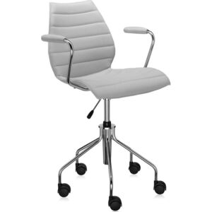 Krzesło biurowe Maui Soft 58x85 cm beżowe