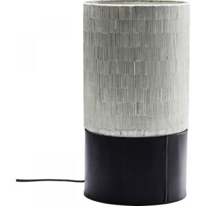 Lampa stołowa Coachella 14x28 cm beżowo-czarna