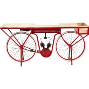 Konsola Bike 180x43 cm czerwona