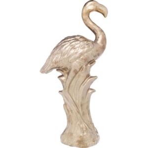 Figurka dekoracyjna Flamingo Side 27x57 złota