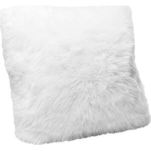 Poduszka dekoracyjna Fur 60x60 cm biała