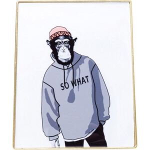 Obraz Gangster Monkey 16x20 cm
