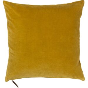 Poduszka dekoracyjna aksamitna Cozy 50x50 cm żółta