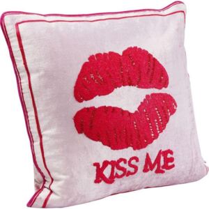 Poduszka Kiss Me 40x40 cm różowa