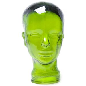 Figurka dekoracyjna Head 21x29 cm zielona