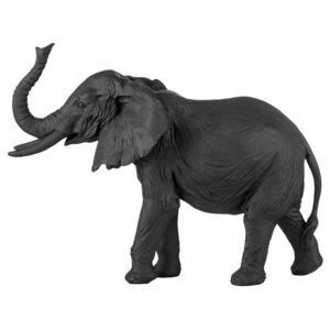 Figurka dekoracyjna Serafina Elephant 26x19 cm czarna